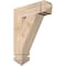Ekena Millwork Traditional Arts & Crafts Smooth Bracket, Douglas Fir, 3 1/2"W x 14"D x 18"H BKT04X14X18TRA03SDF - alternate 1
